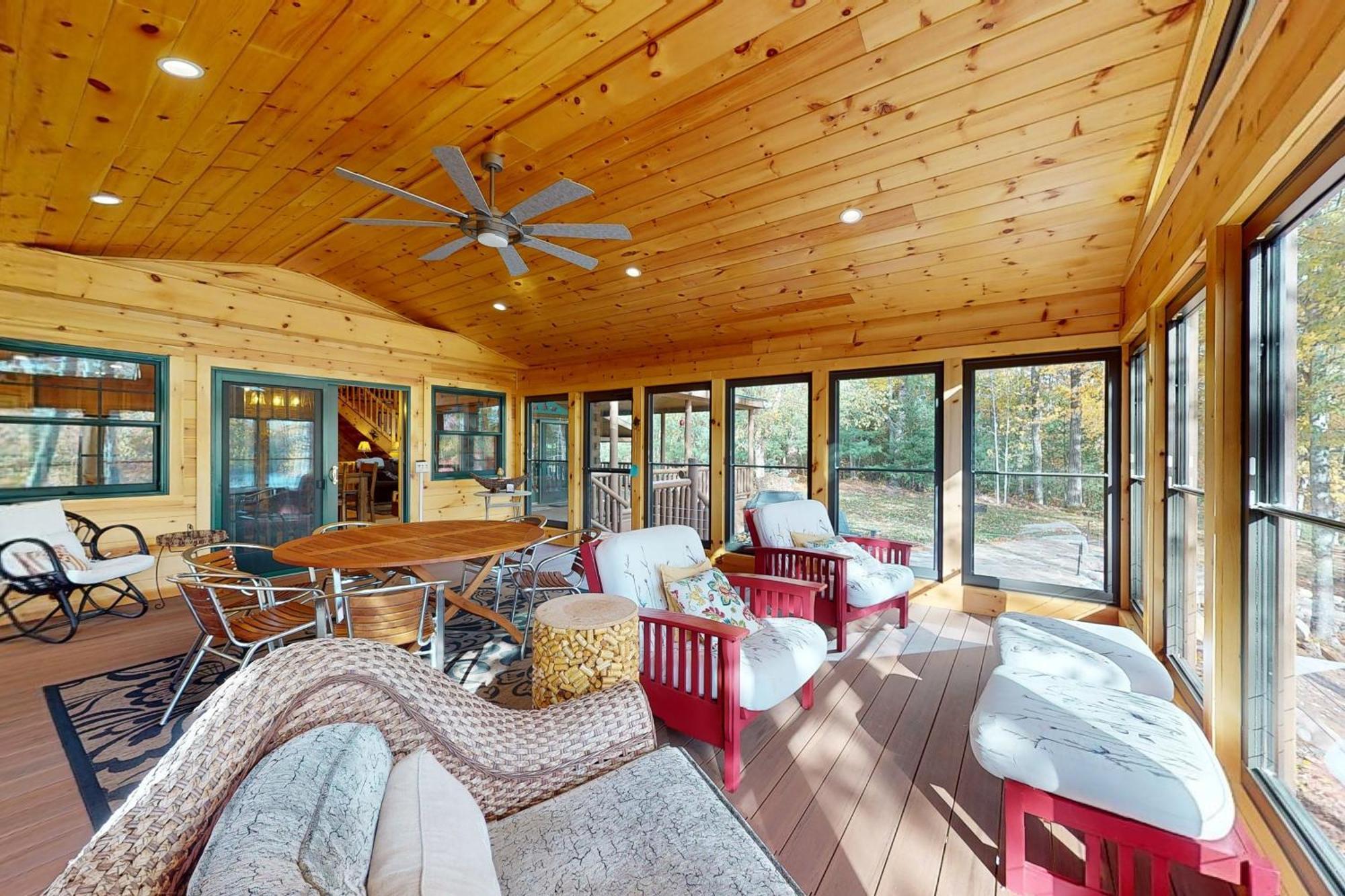 The Lodge On Booth Lake - 2 Bed 2 Bath Vacation Home In Minocqua Lac Du Flambeau Ngoại thất bức ảnh